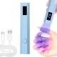 thumbnail image 1 of Mini lámpara LED para uñas - Secador de gel USB portátil, curado rápido de 8-12 s, temporizador de 20/60 s, portátil para casa/salón, 1 of 2