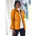 thumbnail image 5 of Jessica London Women's Plus Size Snap-Front Quilted Coat, 5 of 6