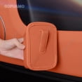 thumbnail image 2 of For Audi A4 Car Door Cup Holder Leather Automotive Drink Rack Storage Bin Auto Back Seat Cup Holder Organizer For Car Interior Accessories, 2 of 11