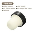 thumbnail image 4 of Uxcell 8Pack T-shaped Stoppers, 0.75inch Cork Wine Stopper Wine Bottle Corks, Black, 4 of 6