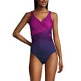 thumbnail image 3 of Lands' End Women's Slender Suit Wrap One Piece Swimsuit, 3 of 3