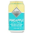 Clear American Pineapple Coconut Sparkling Water, 12 Fl Oz, 12 Pack
