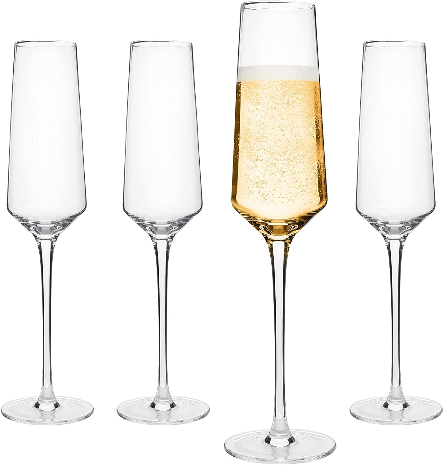 GoodGlassware Champagne Flutes (Set of 4)