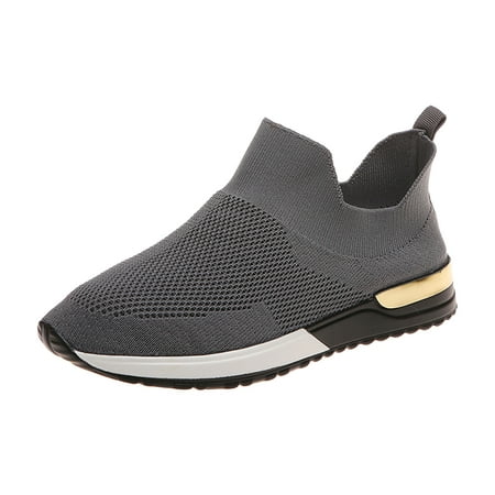 

Jsezml Women s Slip on Sock Sneakers Nurse Mesh Platform Loafers Breathable Walking Shoes Fashion Casual Running Shoes