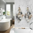 thumbnail image 5 of Coolnut Huddled Dogs Patterned Hand Towels 2 PCS, Cotton Bath Towel for Drying Face Hands Body Decorative Water Absorbent Lightweight Towels for Bathroom Ktichen Travel Gym, 16"x28", 5 of 6