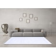 thumbnail image 3 of Ahgly Company Indoor Round Solid Blue Modern Area Rugs, 3' Round, 3 of 4