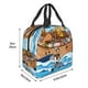 thumbnail image 3 of Easygdp Animals on Noah's Ark Floating Bolsa Térmica Premium - Tela Oxford Impermeable, Gran Capacidad, Bolsillo Frontal, Unisex para Trabajo, Escuela, Actividades al Aire Libre y Picnics, 3 of 8