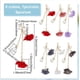 thumbnail image 2 of 6 colgantes para correa de teléfono celular de 5,2 pulgadas, decoración con forma de flor, llavero, accesorios para mujer., 2 of 5