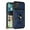 Blue, variant on For Apple iPhone 16 Pro (6.3") Built in Sliding Camera Lens Protection & Finger Ring Stand Holder Hybrid PC Shockproof Phone Case Cover by Xpression - Black