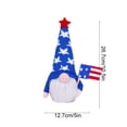 thumbnail image 3 of erdimoy 4th of July Patriotic Light-Up Gnome Figurine, 10.5" LED Knit Plush Gnome with American Flag (2 Styles), 3 of 6