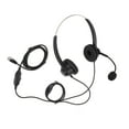 thumbnail image 4 of Telephone Headset, Ultra Light Binaural Customer Service Headphone RJ9 Plug Adjustable Volume Wired With Mic For Office For VOIP Phones, 4 of 8