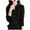 Black, variant on Bpmpbo Women's Button-Down Collar Sweater, Preppy Style Knit Top, Long Sleeve Casual Pullover