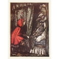 thumbnail image 2 of Arthur Rackham 14x18 Black Ornate Wood Framed Double Matted Museum Art Print Titled - ‘Well!’ She Chuckled, ‘I am in Luck!’ (1927), 2 of 5