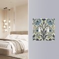 thumbnail image 4 of Yayeee Toggle Light Switch Wall Plate 2-Gang 4.56"x4.48" Decorative Outlet Cover, Blue Floral Pattern, 4 of 7