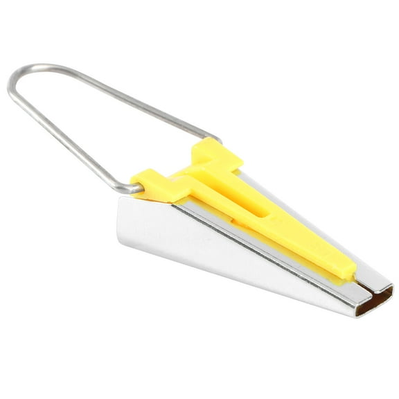 GOOHOCHY Bias Tape Maker Kit Fabric Sewing Quilting Bias Binding Maker Tools (Yellow 12mm)