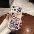 thumbnail image 3 of Funda bonita de dibujos animados S-Snoopys 3D Wave para iPhone 16 15 14 13 12 11 Pro Max Mini X XR XSMAX 8 7 6S Plus funda de silicona suave, 3 of 5
