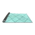 thumbnail image 2 of Ahgly Company Indoor Rectangle Solid Light Blue Modern Area Rugs, 8' x 12', 2 of 4