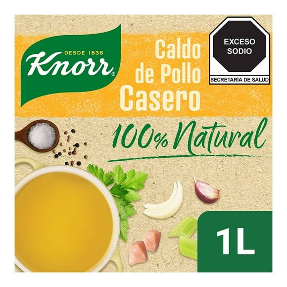 Caldo de pollo Knorr 100% natural 1 l