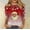Red#4, variant on Women's Print Long Sleeve Round Neck Top for Autumn Winter Stylish,Fashion Women's Comfortable Round-Neck 3/4 Sleeve Print Casual T-shirt Blouse Red XL