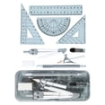 thumbnail image 5 of Plastic Compass Set With Rulers Protractors for Technical Sketching Geometry, 5 of 11