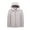 Gray, variant on Brilliant 3Xl Mens Shirts Big and Tall Men Solid Casual Thicken Hooded Zipper Youthful Vitality Cotton-padded Jacket Clearance Clothes under $5.00