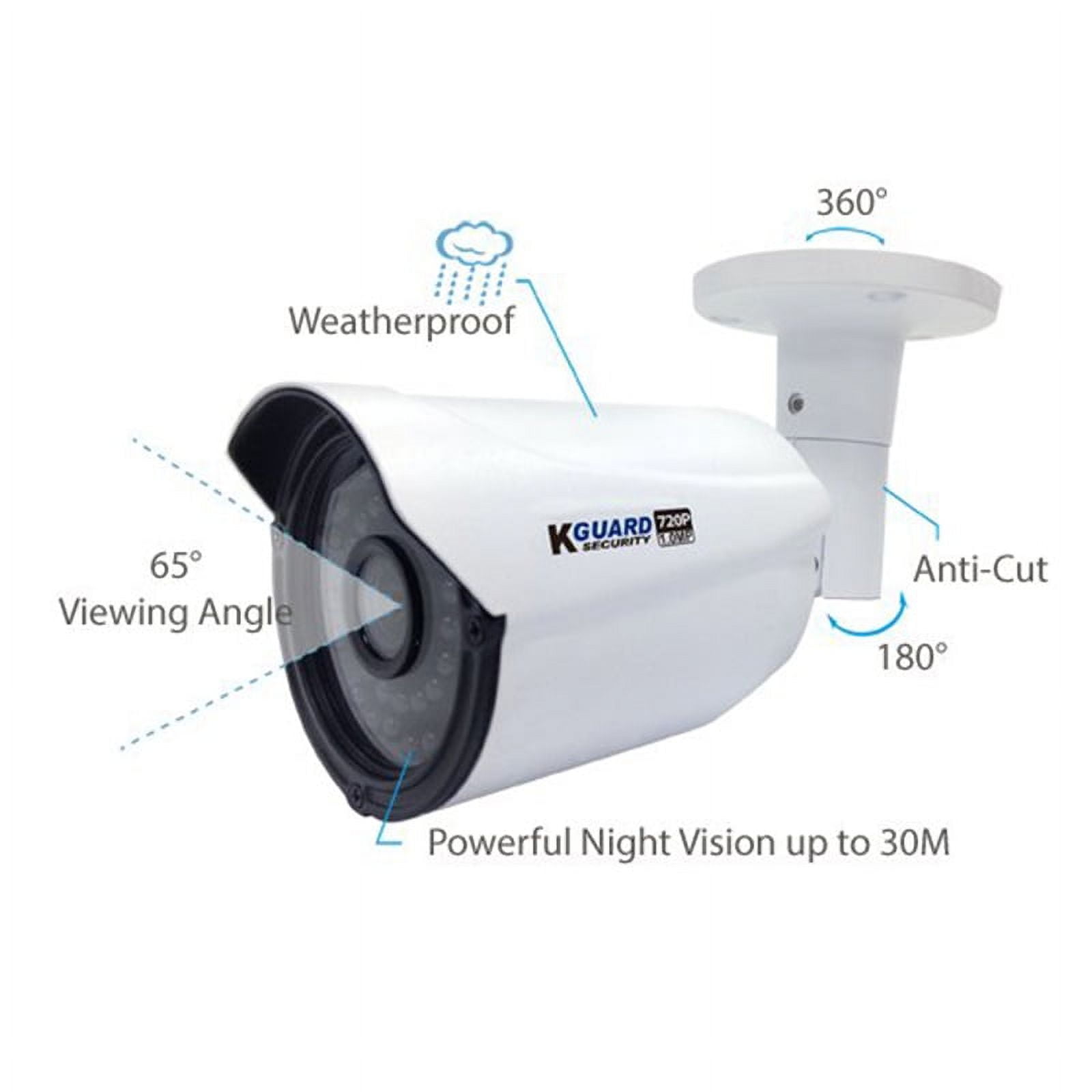 KGUARD SECURITY HD Hybrid セキュリティカメラ HD881-4WA813F | 恵安株式会社
