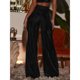 thumbnail image 4 of Pantalones Pleuche De Cintura Alta Con Pierna Ancha Para Mujer Con Bolsillos Para Viajes De Fiesta Diarios Pantalones De Pierna Ancha Para Mujer Pleuche De Cintura Alta Moda Casual, 4 of 6