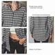 thumbnail image 1 of Camisa Casual De Señora, Botón De Camisa A Cuadros Poliéster Elegante Cuello Vuelto Para La Escuela ANGGREK Cocina, Decoración y Otros, 1 of 5