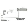 thumbnail image 3 of Fireplace Blower for Heat N Glow GFK-160A, 7002-1241, Royal GFK-160 Rotom Replacement # R7-RB168, 3 of 3