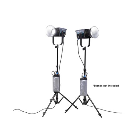 Nanlite FC-500B Bi-Color LED Spotlight 2-Light Kit with Softboxes and Rolling Case