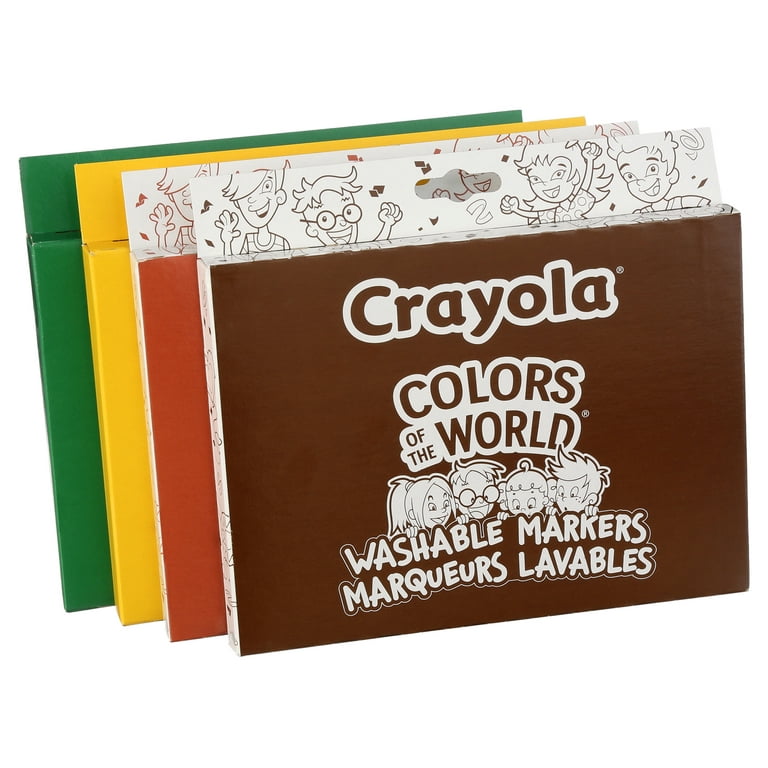 Colors of the World Washable Markers, 24 Count, Crayola.com