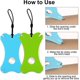 thumbnail image 5 of Tarjeta para garrapatas con lupa, 4 Uds., perfecta para eliminar garrapatas, Ideal para actividades al aire libre, 5 of 5