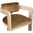 thumbnail image 5 of Meridian Furniture Sacha Saddle Velvet Dining Chair (Set of 2), 5 of 9