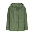 thumbnail image 4 of Inleife Women's Windproof Plush Insulation Long Sleeved Hooded Casual Coat, 4 of 6