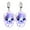 Clear, variant on Glowing LED Halloween Earrings for Women Skeleton Pumpkin Light Up Drop Dangle Earrings Glow in The Dark Party Accessories
