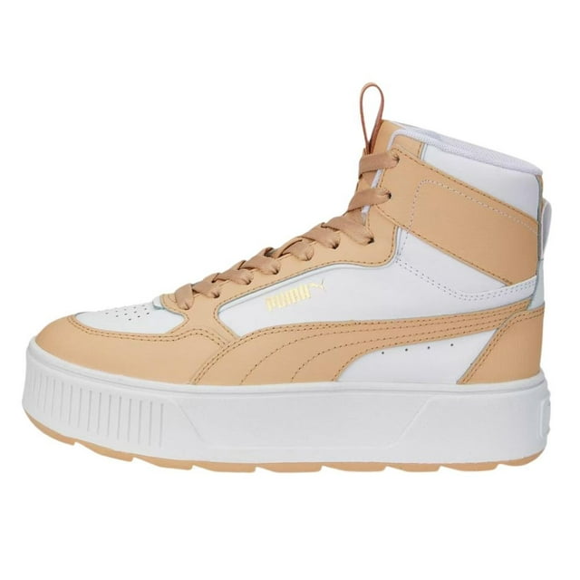 Tenis Puma Karmen Rebelle Mid WH/Beige Mujer Casual Beige 22.5