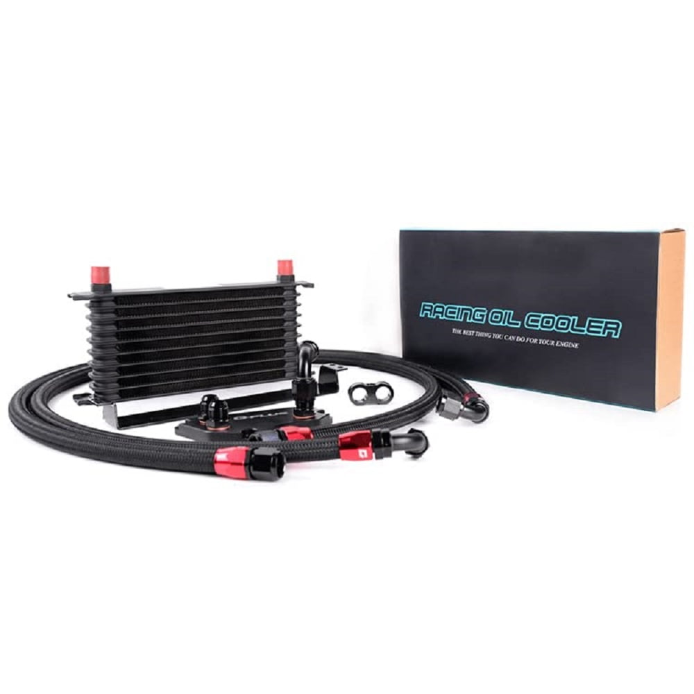 PIT66 10 Row AN10 Aluminum Oil Cooler Kit, Fit for BMW E36/E46 M3 135