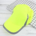 thumbnail image 4 of 1 Pce Casquette de Baseball avec Réflexion Visible Sécurité Extérieure (Jaune), 4 of 9