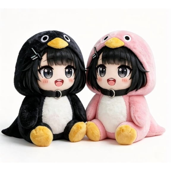 Gugu Gaga Plush Penguin Stuffed Animals,Soft Cute Plush Toys Plush Doll Birthday Gifts 9.84in