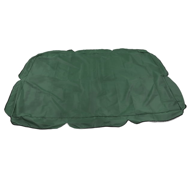 Toldo para columpio de exterior, tela Oxford plateada, impermeable, para jardín, color verde oscuro