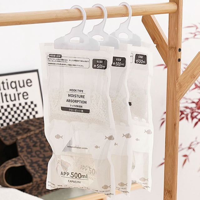 5 paquetes de absorbentes de humedad Ndcxsfigh colgantes bolsa de deshumidificación antimoho