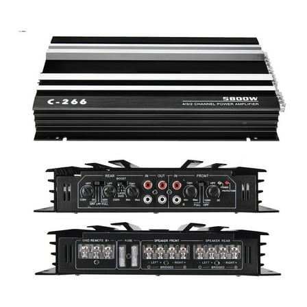 5800 Watt Car Audio Power Amplifier 4 Channel Car Amplifer Car Audio Amplifier For Cars Amplifier Subwoofer Car RMS Amplifier