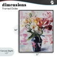 thumbnail image 4 of Stupell Industries Farmhouse Zen Blooms Bouquet Black Framed Giclee Art, 11 x 14, by Svetlana Aleynikova, 4 of 8