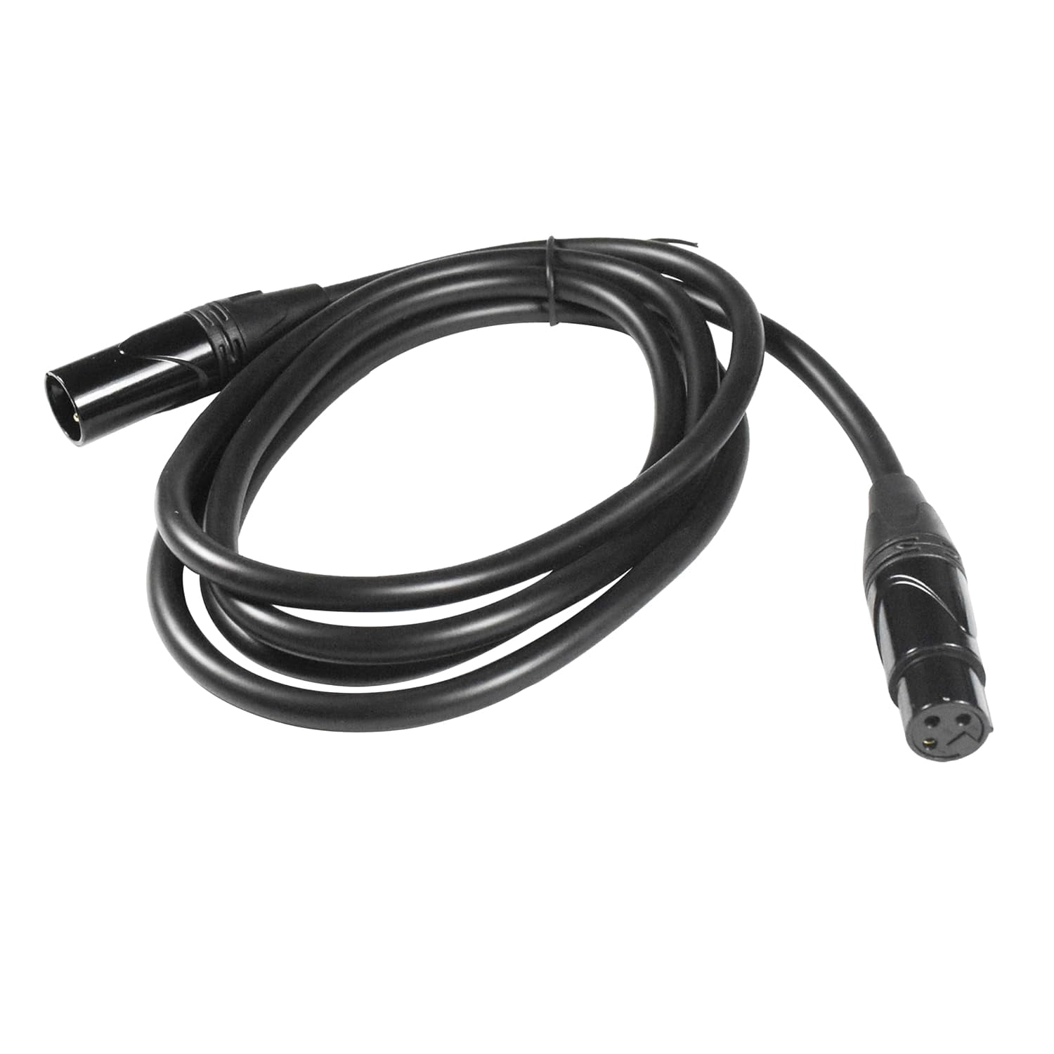 HQRP 2-Pack XLR to XLR Cable 6 Feet, 3-Pin XLR Male to 3-Pin XLR Female Cord, Compatible with Speaker, PA System, Copper Conductors, PVC Jacket, Mic Cord, XLR Speaker Cable, XLR Microphone Cable