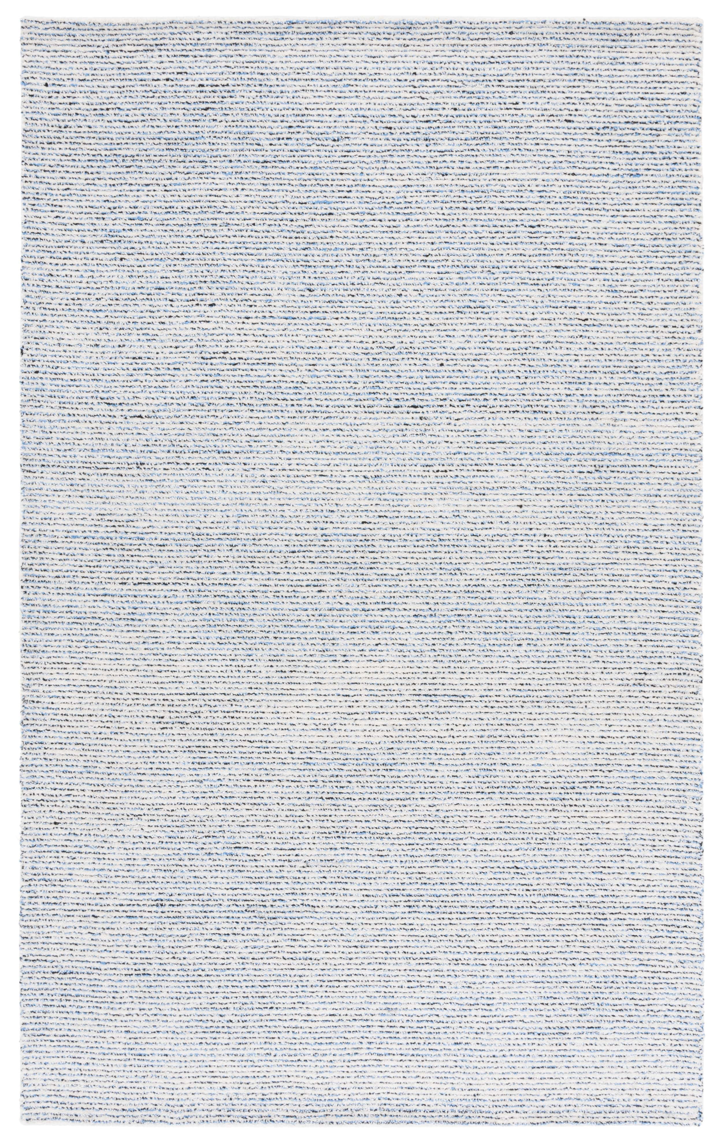 SAFAVIEH Abstract Rumen Solid Color Area Rug, Blue/Black, 3' x 5'