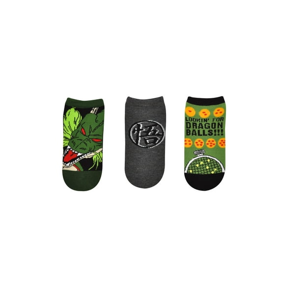 Dragon Ball Super Shenron 3 Pair Pack Lowcut Socks