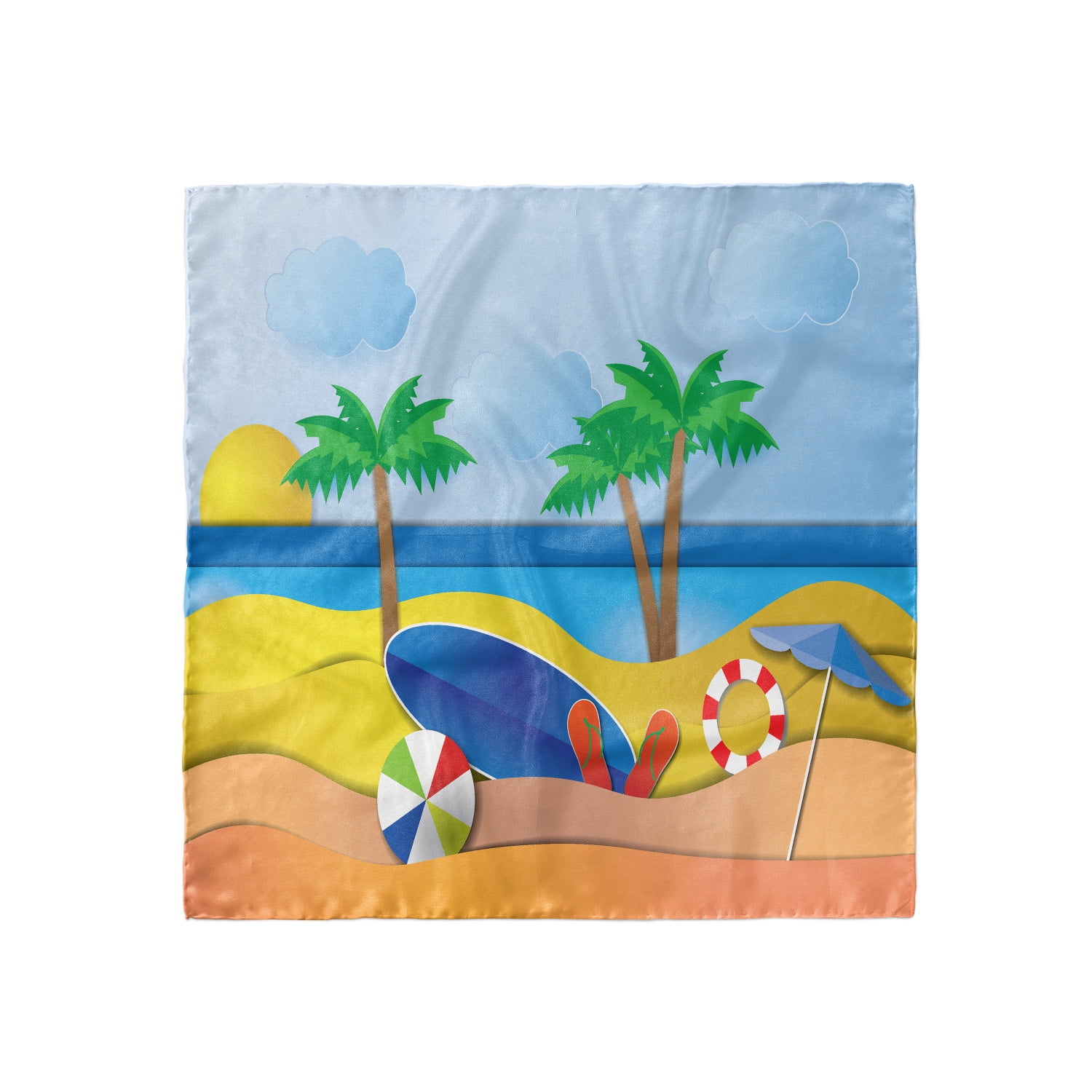 beach scarf head wrap