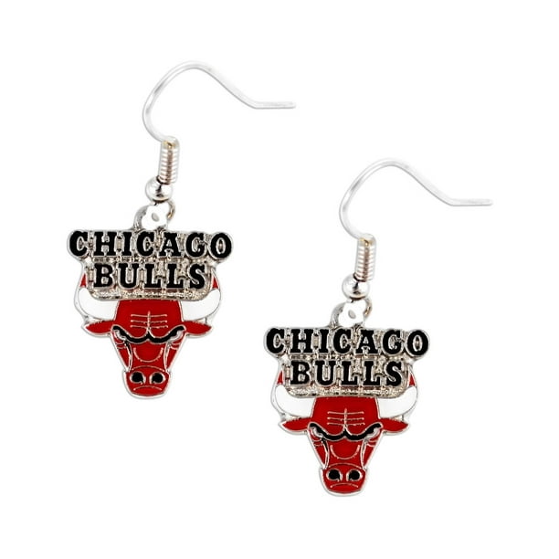 NBA Chicago Bulls Boucles d'Oreilles Logo Ensemble Cadeau de Charme