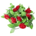 thumbnail image 1 of Artificial Rose Vine Garland Flowers Fake Flower Plants for Wedding Home Garden Party Hotel Decor 230cm Artificial Flower Rose Vine Hanging Garland Party Home Wedding Wall Decor, 1 of 8