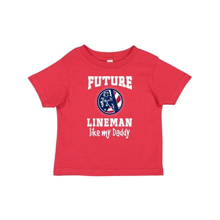 

Inktastic Future Lineman Like Daddy Gift Baby Boy T-Shirt